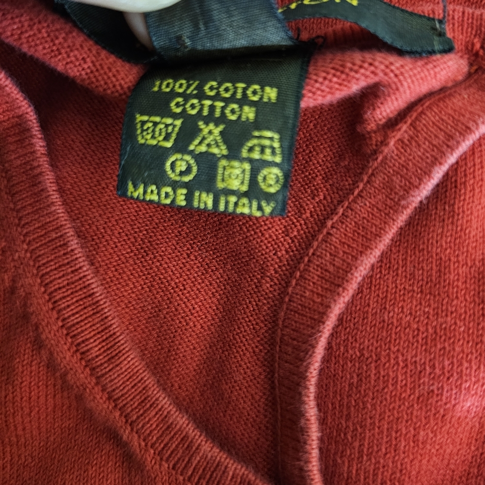 Louis Vuitton Vintage Red Cotton Tank Top - Picture 8 of 9